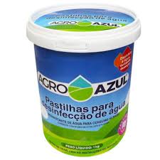PASTILHAS DESINFETANTES AGUA CONSUMO HUMANO AGRO AZUL